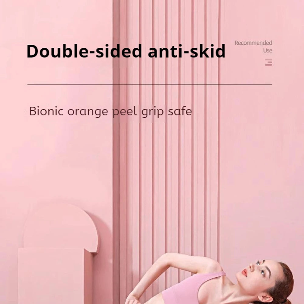 Yoga Mat Sided Non Slip Eco Friendly Fitness Exercise
