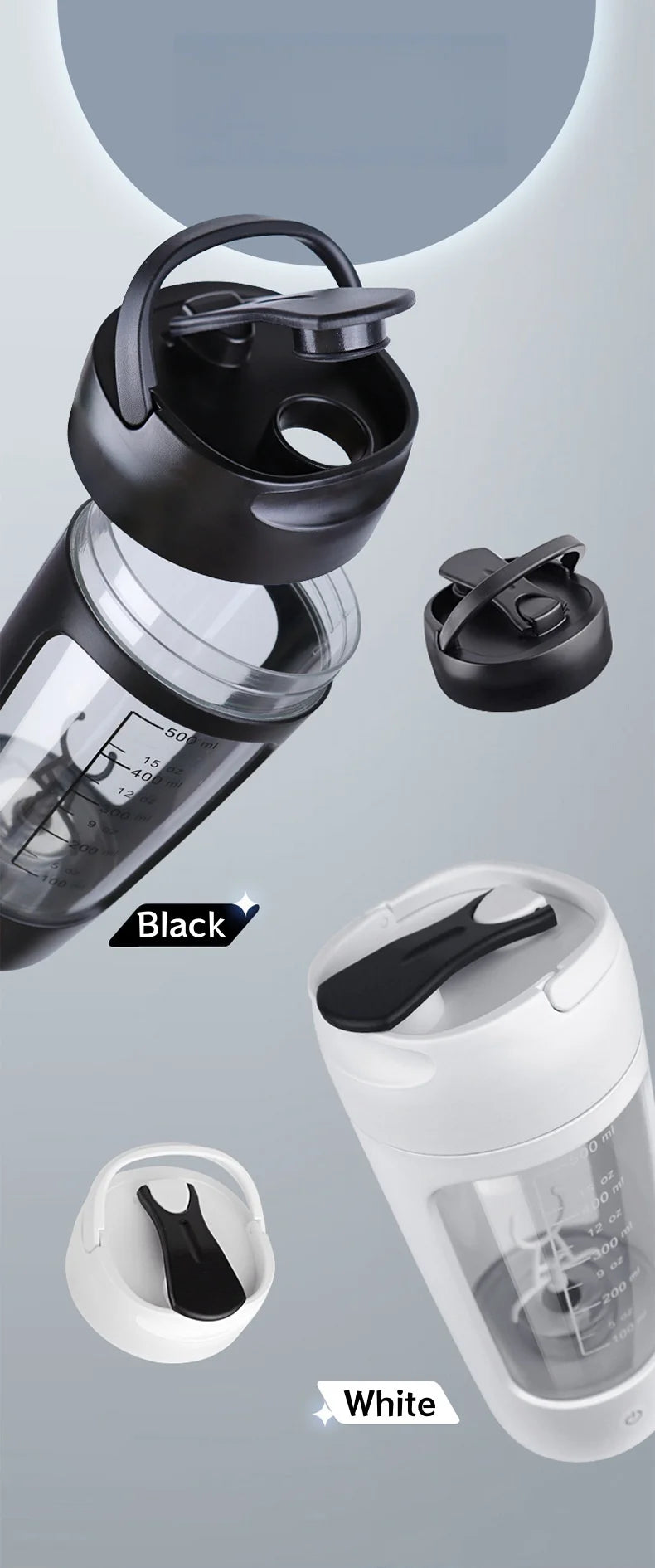 650ml Electric Protein Powder Mixing Cup