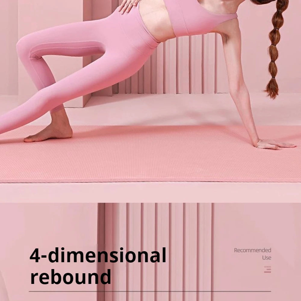 Yoga Mat Sided Non Slip Eco Friendly Fitness Exercise
