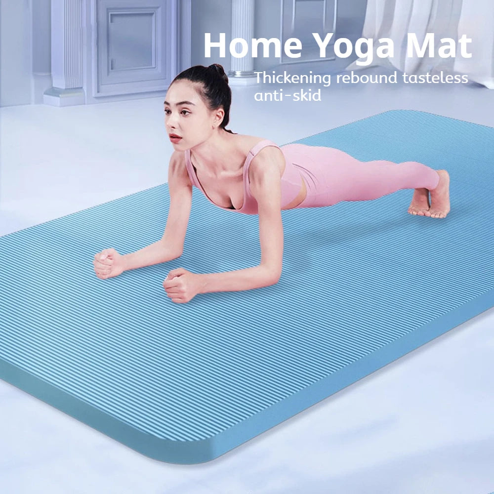 Yoga Mat Sided Non Slip Eco Friendly Fitness Exercise