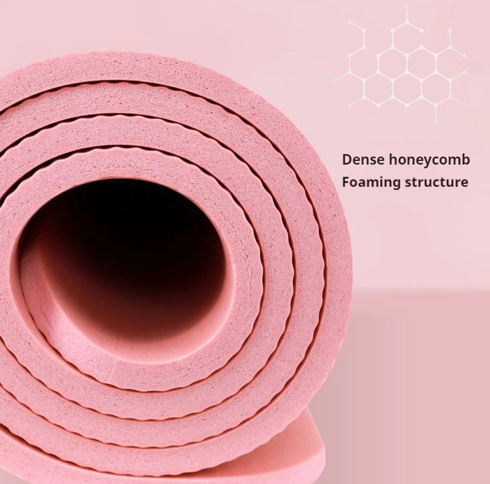 Yoga Mat Sided Non Slip Eco Friendly Fitness Exercise