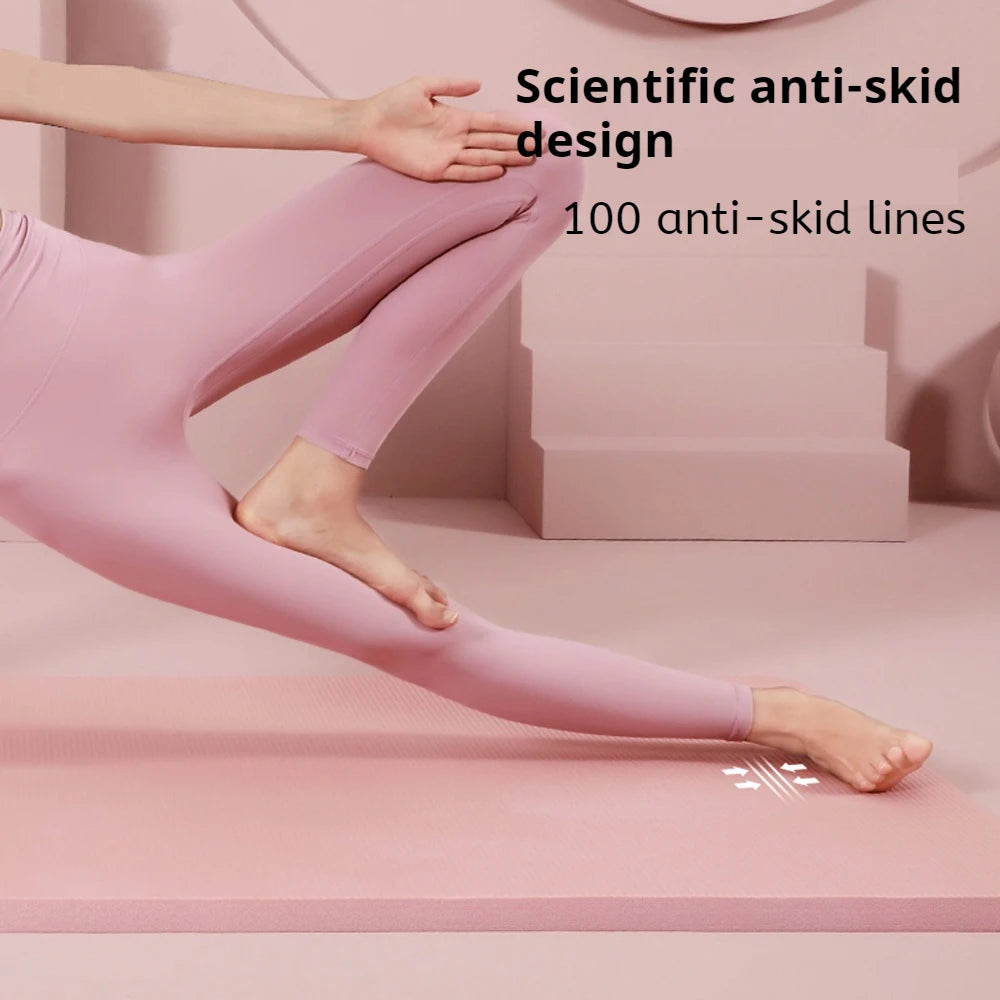 Yoga Mat Sided Non Slip Eco Friendly Fitness Exercise